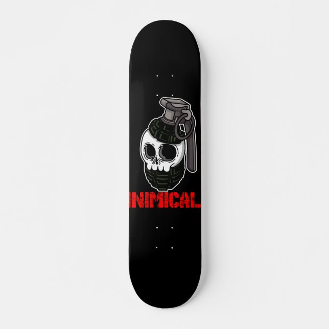 Skull Grenade Skateboard (Vorne)