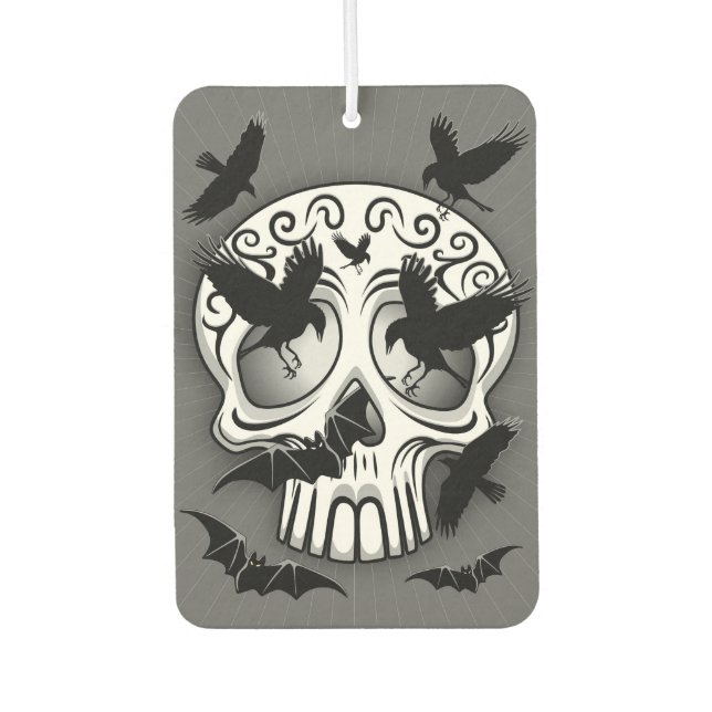 Skull Halloween Dekorative Calaveras Autolufterfrischer (Vorderseite)