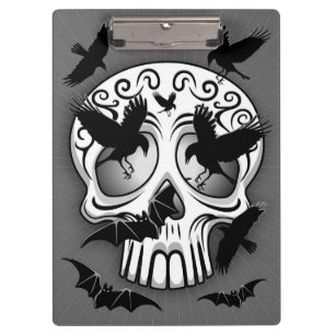 Skull Halloween Dekorative Calaveras Klemmbrett