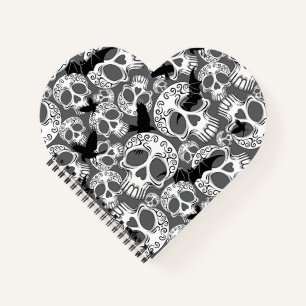 Skull Halloween Dekorative Calaveras Notizbuch
