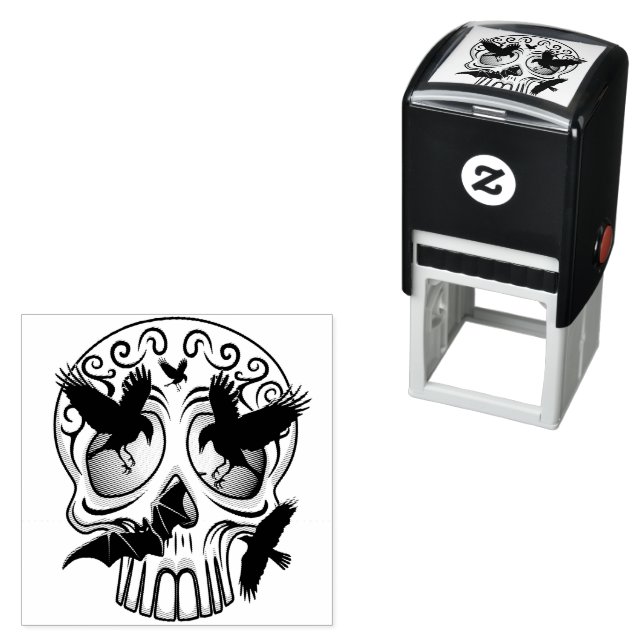 Skull Halloween Dekorative Calaveras Permastempel (Beispiel)