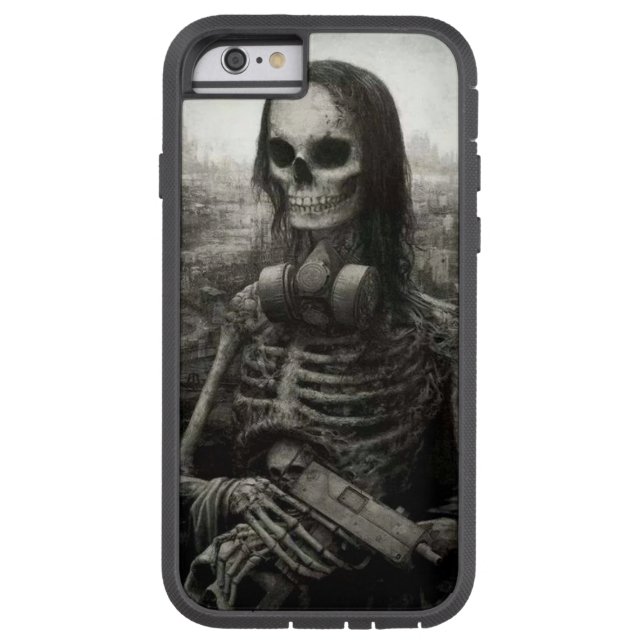Skull Haloween Case-Mate iPhone Hülle (Rückseite)