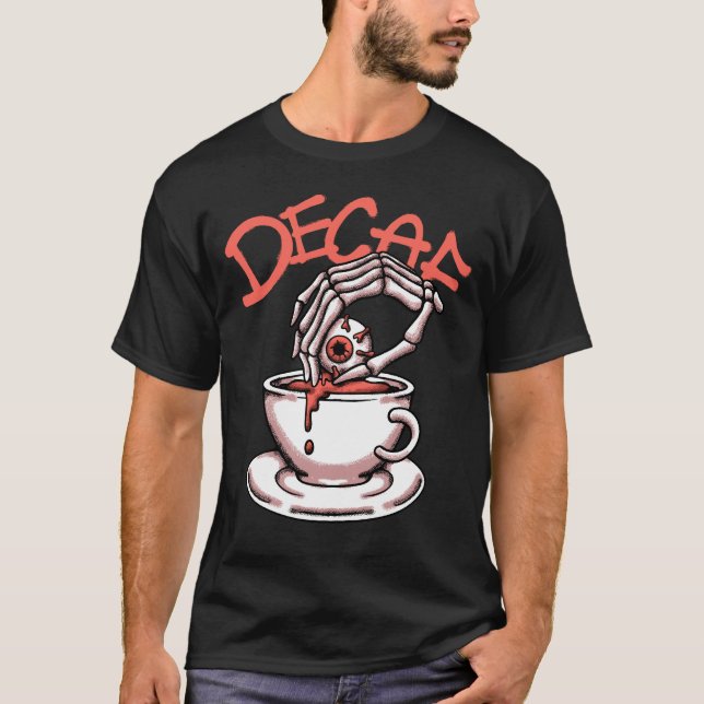 Skull Hand mit Augapfel Streetwear  T-Shirt (Vorderseite)