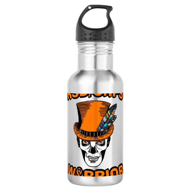 Skull/Hat...RSD/CRPS Edelstahlflasche (Vorderseite)