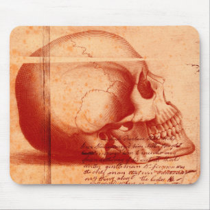 Skull head mouse pad mousepad