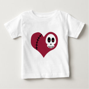 Skull Heart Säugling T - Shirt