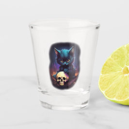 Skull Horror Kitten Schnapsglas