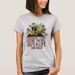 Skull I Garden, also ersticke ich nicht Menschen, T-Shirt