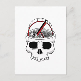 Skull-Idiot Postkarte