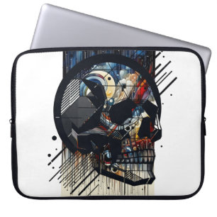 Skull in verschiedenen Stilen 37 Laptopschutzhülle
