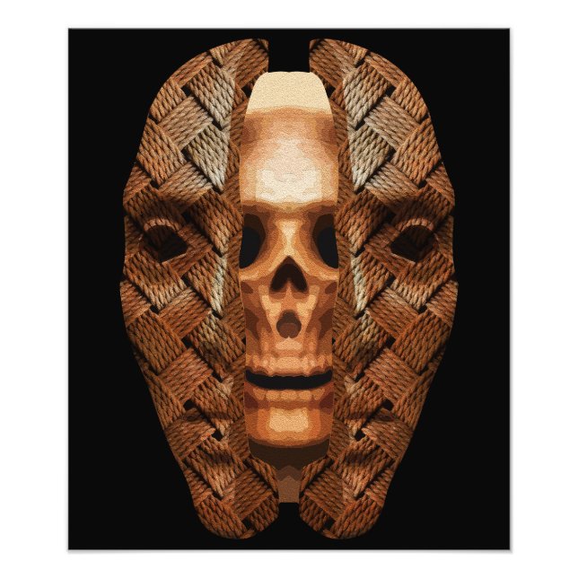 Skull inside: Enthüllung innerer Komplexität Fotodruck (Vorne)