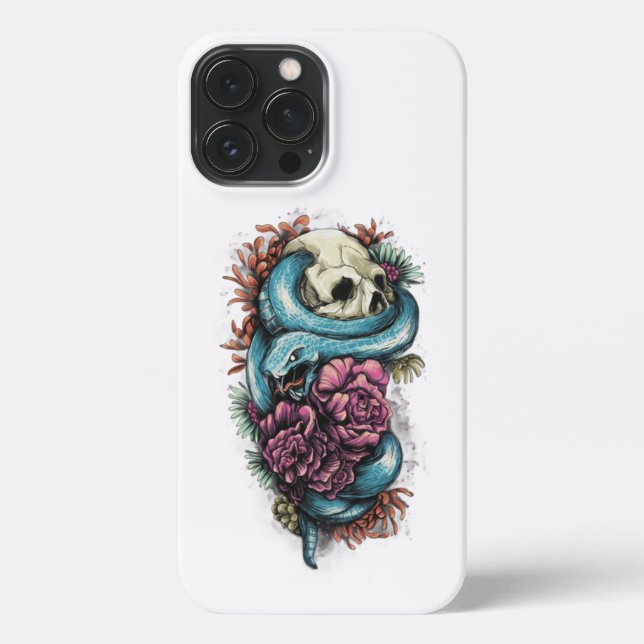 skull  iPhone 13 pro max hülle (Rückseite)