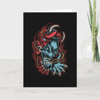 Skull Japanisch Karte