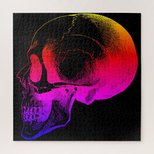 Skull Jigsaw Puzzle (Vertikal)