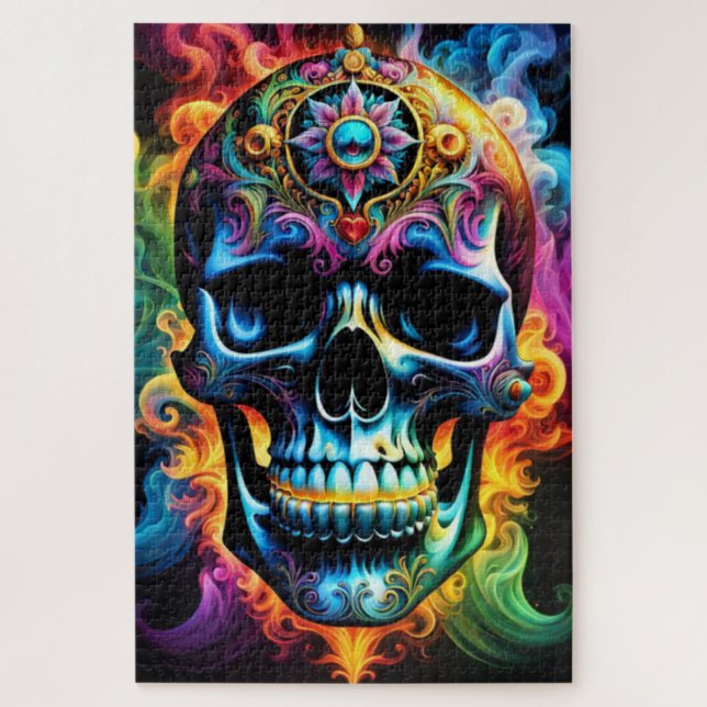 Skull Jigsaw Puzzle (Vertikal)