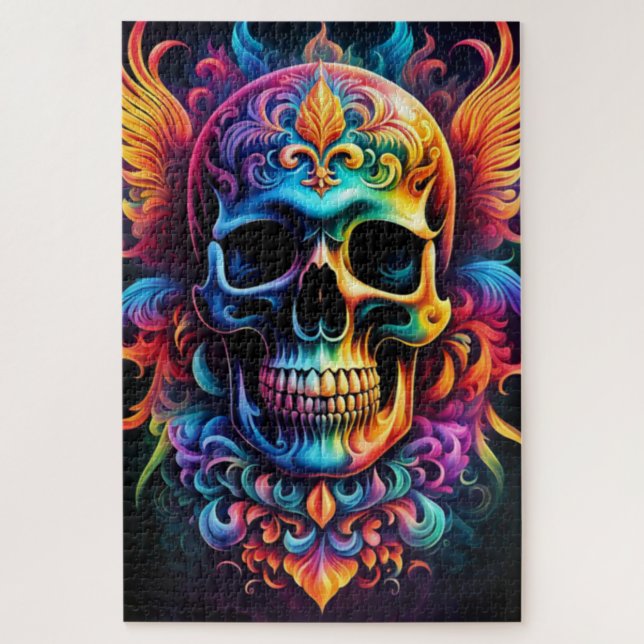 Skull Jigsaw Puzzle (Vertikal)