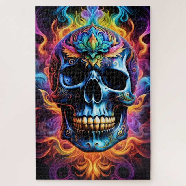 Skull Jigsaw Puzzle (Vertikal)
