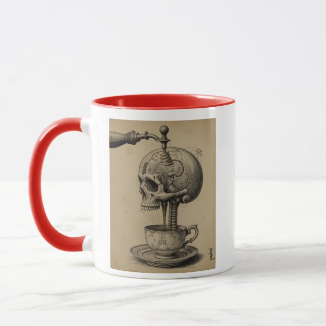 SKULL KAFFEE TASSE (Links)