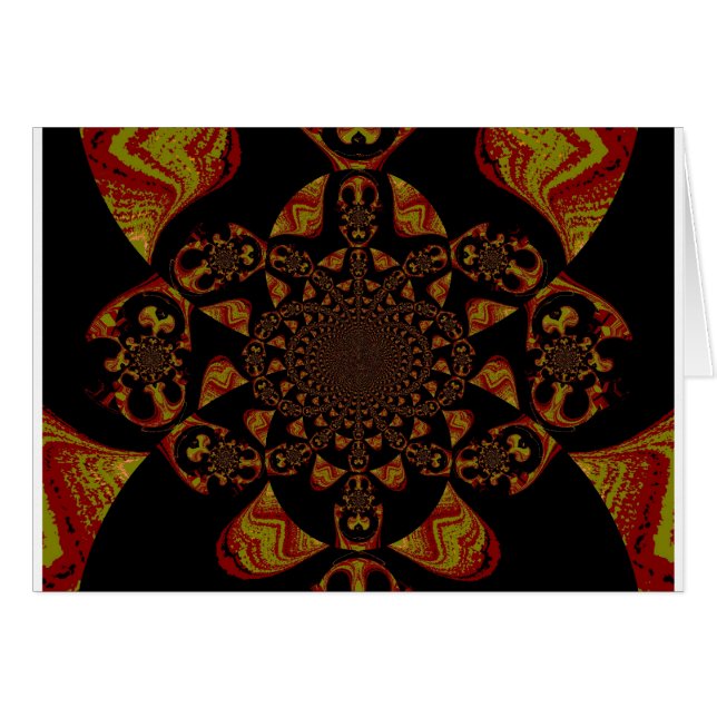 Skull Kaleidoskop Art Print (Vorderseite (Horizontal))