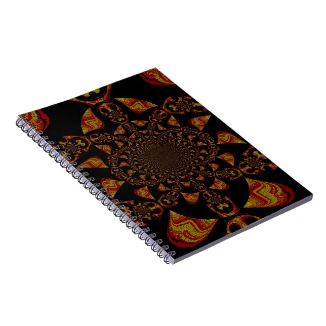 Skull Kaleidoskop Art Print Notizblock (Rechte Seite)