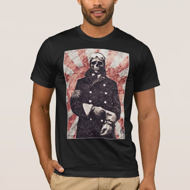 Skull-Kamikaze-T - Shirt (Vorderseite)