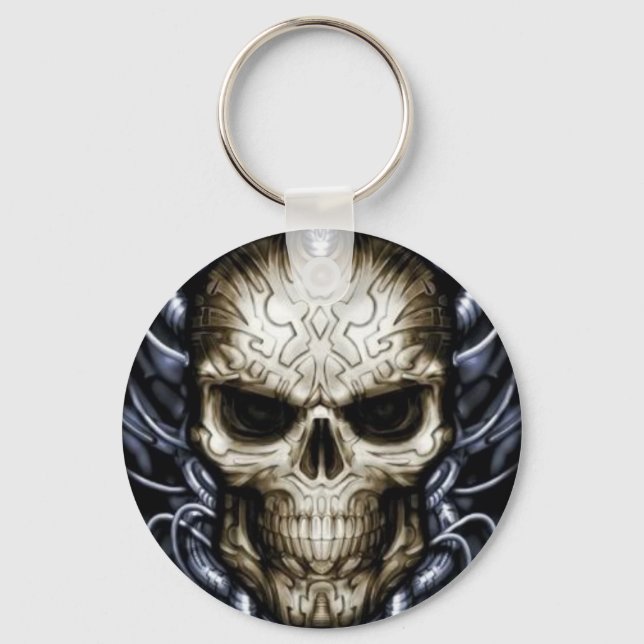 SKULL KEY RING SCHLÜSSELANHÄNGER (Vorderseite)