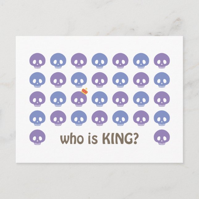 SKULL KING POSTKARTE (Vorderseite)