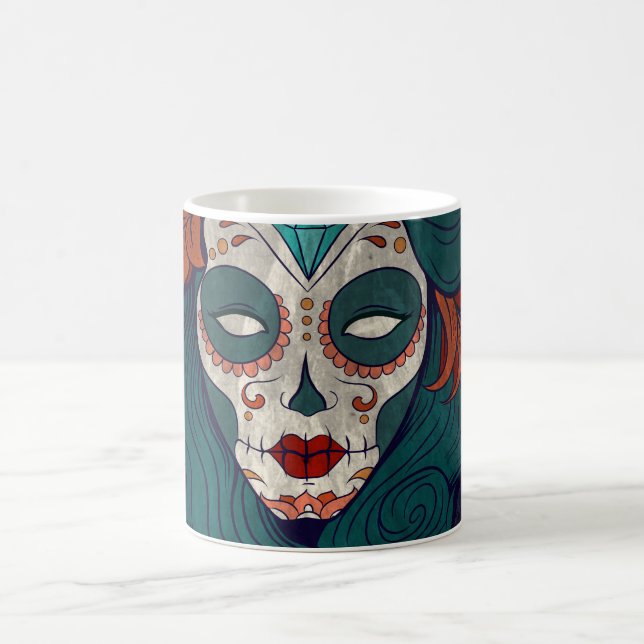 Skull Ladys Kaffeetasse (Mittel)