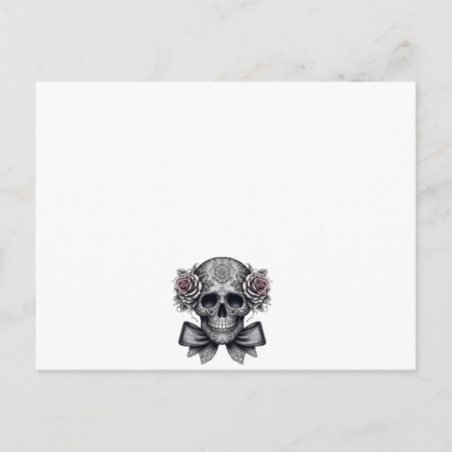 SKULL LETTER POSTKARTE (Vorderseite)