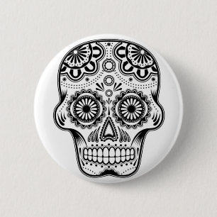 Skull "Los Muertos" Mexiko Buttons Pin Anstecker