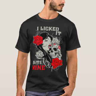 Skull Lover Skeletts Ich leckte es so seine Gruben T-Shirt