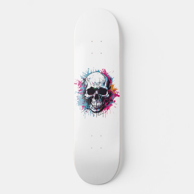Skull Meme Skateboard (Vorderseite)