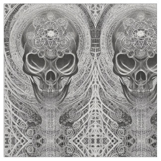 Skull Mirror Stoff