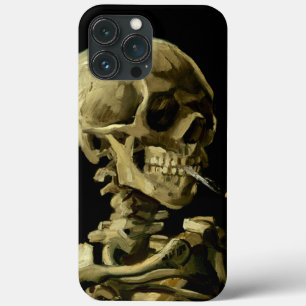 Skull mit brennender Zigarette von Van Gogh Case-Mate iPhone Hülle