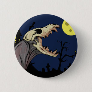 Skull Monster Button