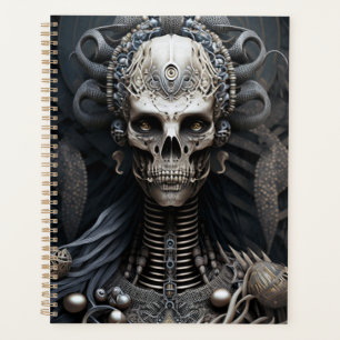 Skull Monster Skeleton Horror Planner Planer