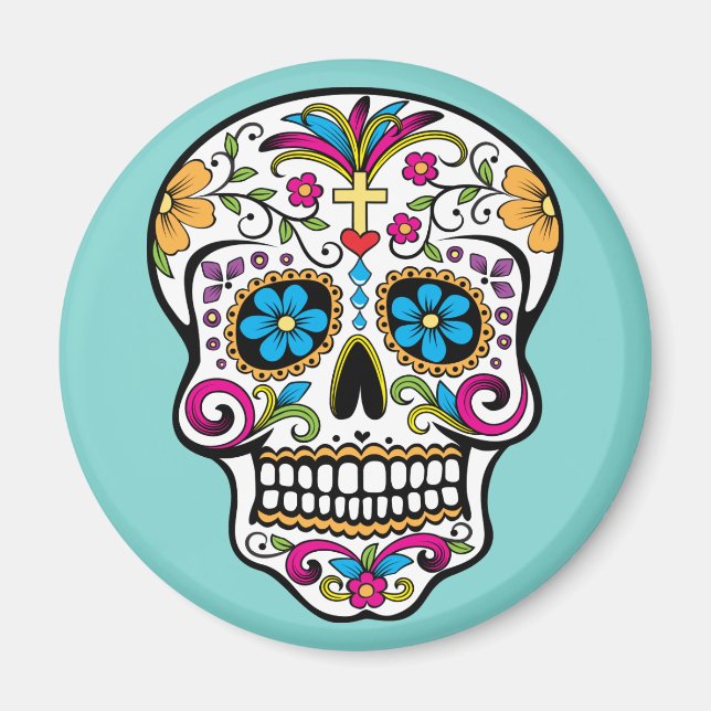 Skull/Muerte Magnet (Vorne)