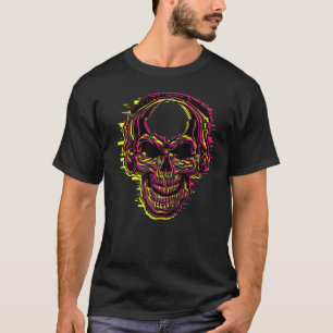 Skull Music Blur T-Shirt