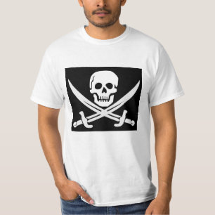 SKULL N CROSSBONES PIRATE T-SHIRTS