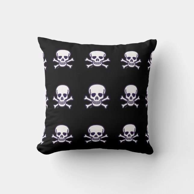 Skull n Knochen Kissen (Vorderseite)