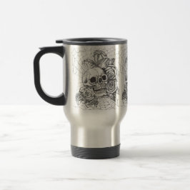 Skull N Rose Tasse