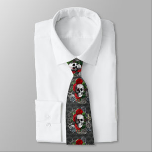 Skull Necktie Krawatte