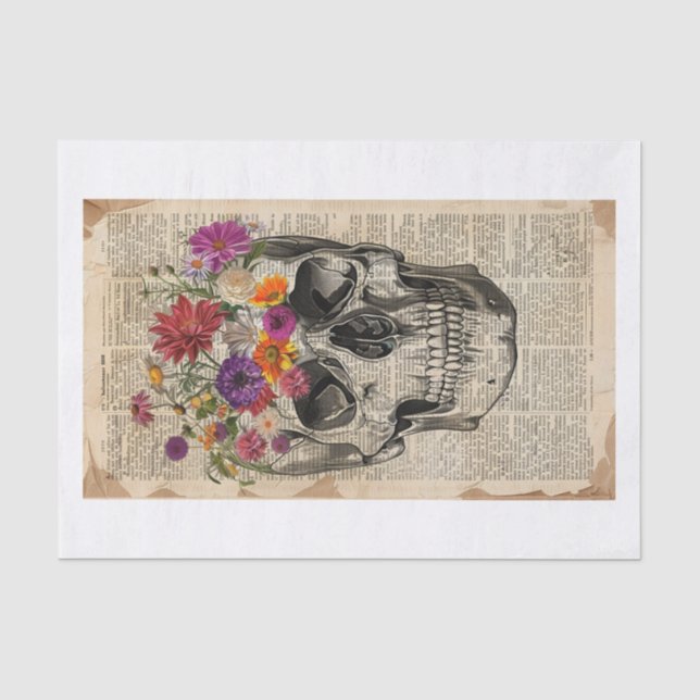 Skull News1 Seidenpapier (Vorderseite)