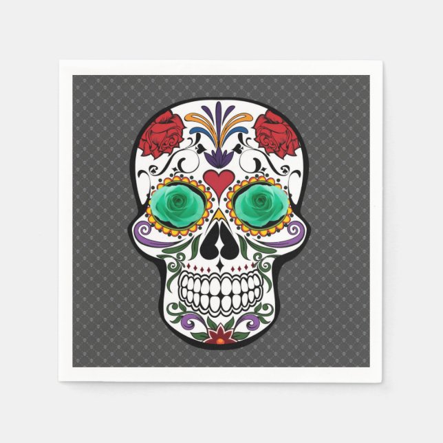 Skull Paper Napkin Serviette (Vorderseite)