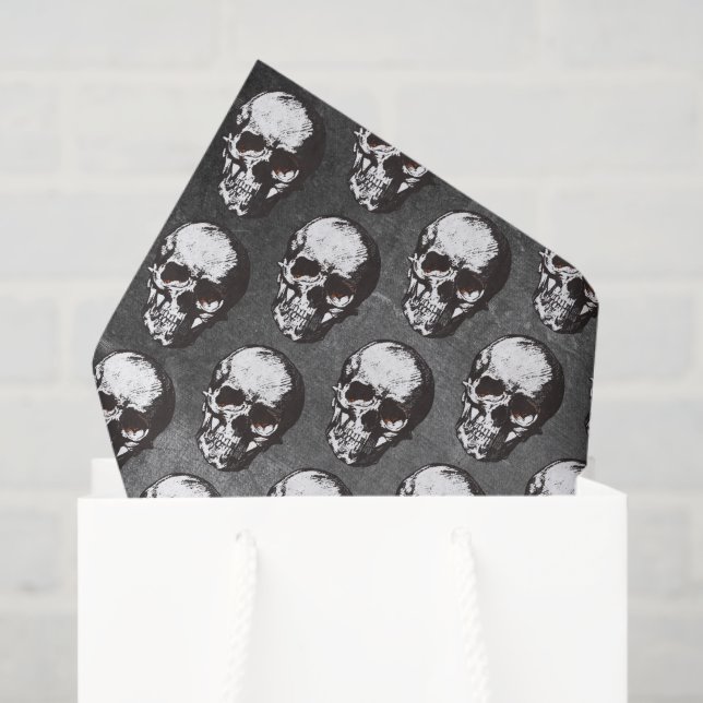 Skull Pattern Halloween Seidenpapier (Geschenktüte)