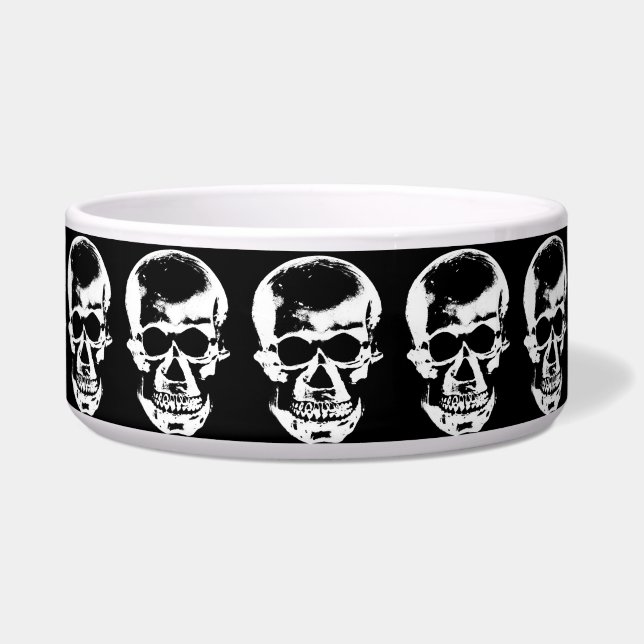 Skull Pet Bowl Napf (Vorderseite)