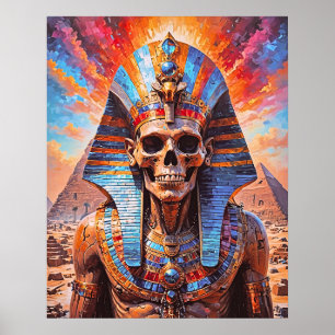 Skull Pharaoh Poster