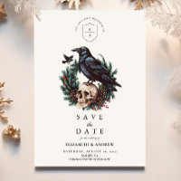 Skull & Pine Raven Gothic Wedding