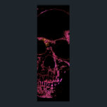 Skull Pop Art Poster<br><div class="desc">Fantasy Art Skeletts - Lila Töne Schwermetall Punk Rock Uni Pop Art Image</div>