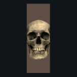Skull Pop Art Sepia Retro Poster<br><div class="desc">Fantasy Art Skeletts - Lila Töne Schwermetall Punk Rock Uni Pop Art Image</div>